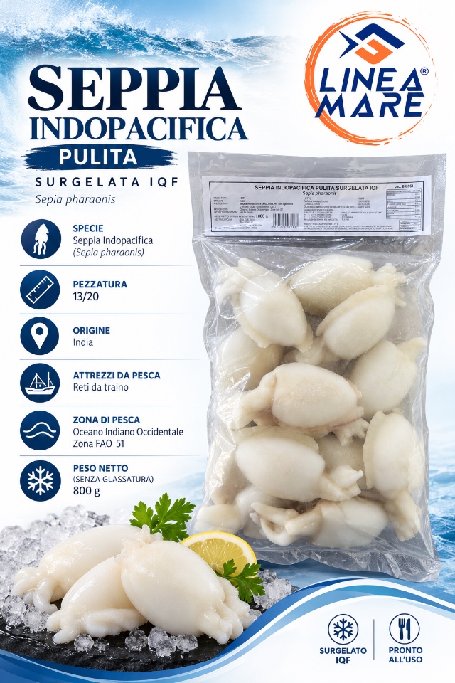 Seppia Oceanica 13/20 pulita